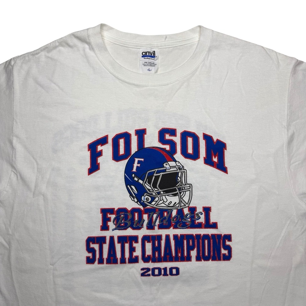 2010 Folsom‎ Bulldogs high school football shirt